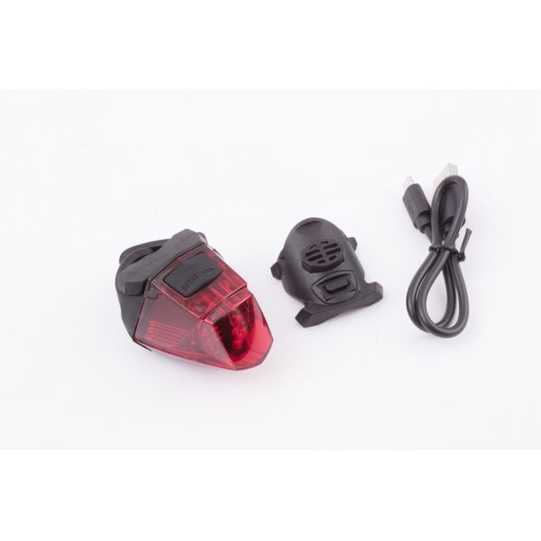 Buy Bike Red Light With Flash Mode And Rubber Strap Mounting at wholesale prices