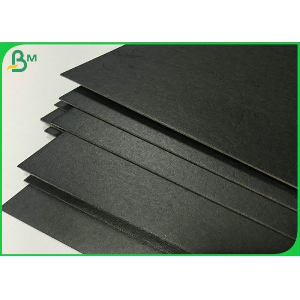 Recyclable Coated 250gsm 500gsm Black Kraft Paper Roll for Wrapping box 