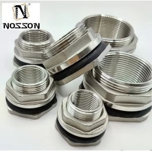 Customized Support 150lb Stainless Steel 304 Water Tank Bulkhead Fitting