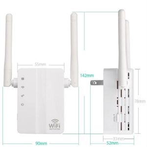 10 / 100M Interface 2.4G 300Mbps Wifi Router Repeater