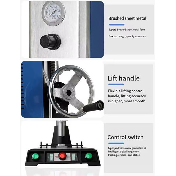 Ultrasonic Plastic Welding Machine - Side View