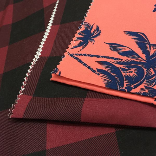 Fashion Polyester Material Fabric Brushed Peach Skin Twill / Plain Microfiber