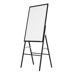 Classroom Mobile Reversible Magnetic Whiteboard Frosted Aluminium Frame