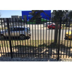 China Villa galvanised steel fence on sale