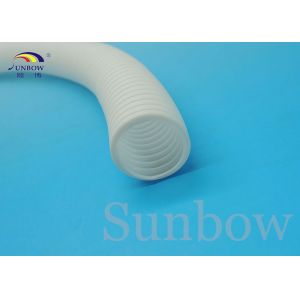 Orange Split Black Corrugated Pipes Loom Tubing 2.5 ID U ROHS