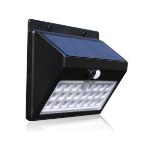 IP65 ABS and PP Solar Sensor Wall Light with 24LEDS with 3 Modes of Light