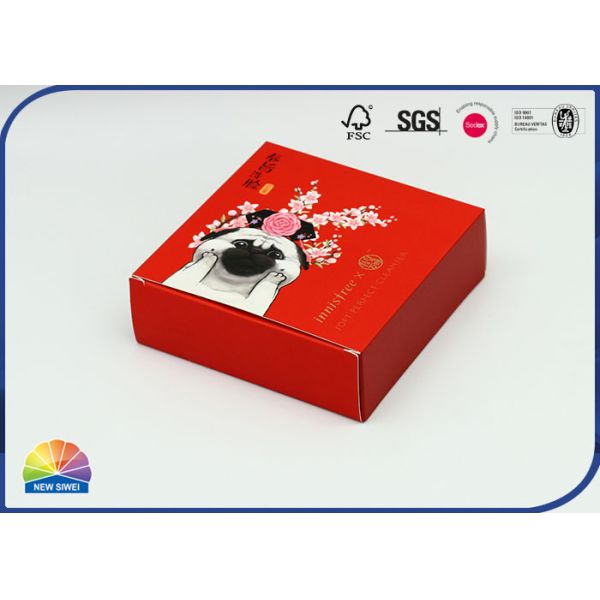 Matte Varnishing Spot UV Skin Cream Wrapping Foldable Gift Box