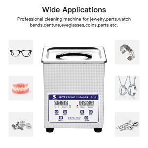 Stainless Steel Tank 2000ml 220v Skymen Ultrasonic Cleaner