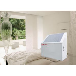 Stable and efficient refrigerant water heat exchanger solar heat pump