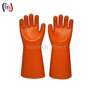 Insulated Gloves Straight Cuff Rubber Latex Insulating Electric Gloves