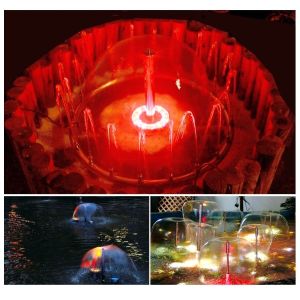 Commercial 1.5 Inch Stainless Steel Mushroom Fountain Nozzle