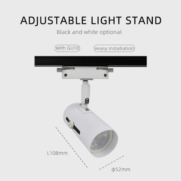 E27 Gu10 Track Spotlight Anti Glare Adjustable Bulb