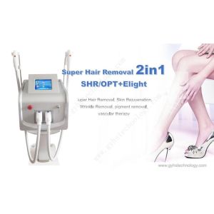 China Double Handpiece Professional Ipl Laser Hair Removal Machines 110v - 240v on sale