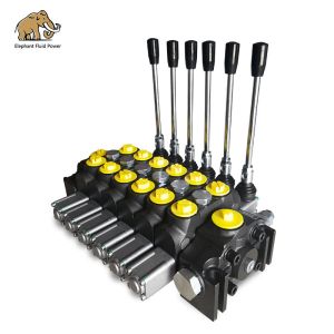 DCV140 Sectional Control Valve 6 Spool Hydraulic Directional 140lpm