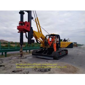Rotary Crawler Pile Drilling Rig LR130 30M Special Purpose Truck