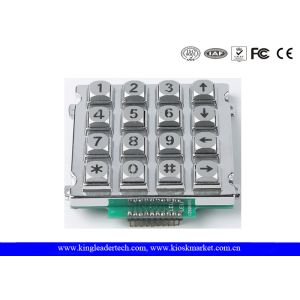 Quality Control System Metal Industrial Numeric Keypad With / Without Backlight for sale