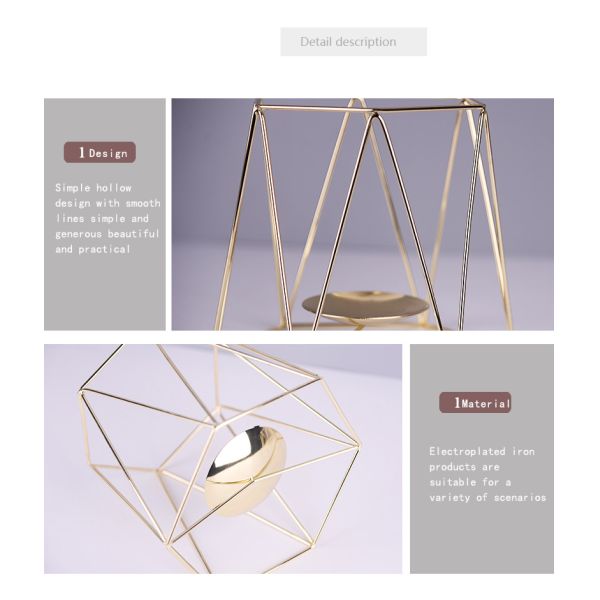 Hot Sale The New Candle Holder Luxury Wedding Candle Holder Stand Metal Candlestick