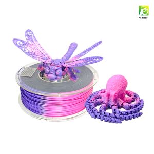 PINRUI 3D Printer Filament, Temperature Color Change PLA Filament 1.75mm, Neatly