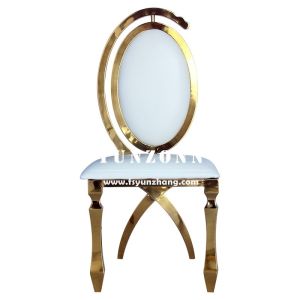 Dubai Luxury Hotel Furniture Cheap Wholesale Gold Stainless Steel Banquet