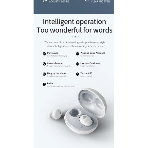 Deep Bass Bluetooth Sport True Wireless Gym Earbuds (for iPhone)