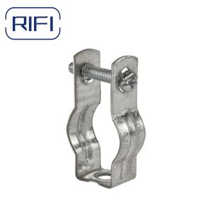 China Abrazadera Caddy EMT Conduit Fittings 50mm Electrical Conduit Clamp on sale