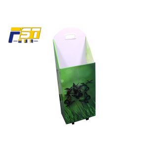 Custom Design Cardboard Trolley Box , Movable Convenient Cardboard Trolley With
