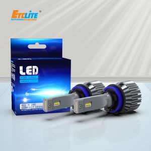 ROHS Fanless LED Headlight Bulb 10000Lm H11 CSP Chip Fit Toyota
