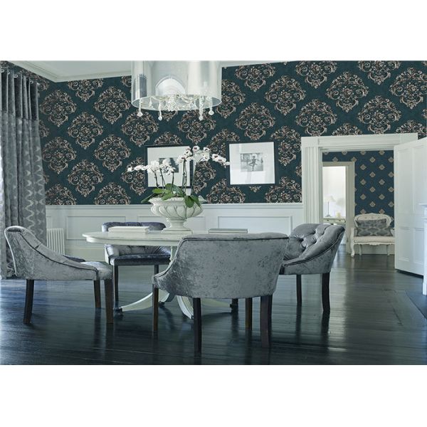 Buy Three Dimensional Modern House Wallpaper Washable With Flower Design at wholesale prices