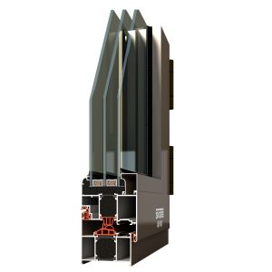 Swing Open Double Glazed Aluminum Casement Windows featuring SKATE Original