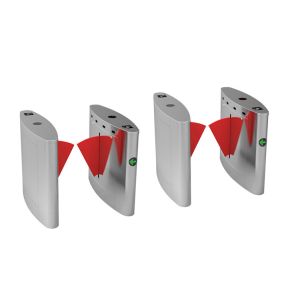 24V BLDC Motor Robust Automatic Flap Barrier RS485 1.2mm SS304