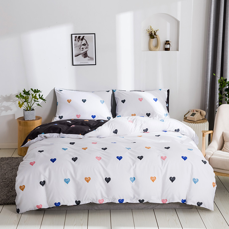 Polyester Printed Quilt Cover Four Piece Set Customized for Your Satisfaction and Comfort