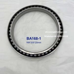 BA168-1 Excavator Bearings 168x205x20mm High Precision Ball Bearings