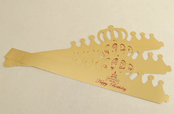 Factory wholesale disposable children's adult birthday hats Customized party leather children's birthday hats