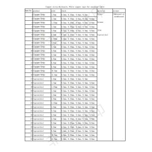 Custom Flat Ribbon Wire Brass Ribbon Cupronickel Ribbon ISO9001 Approved