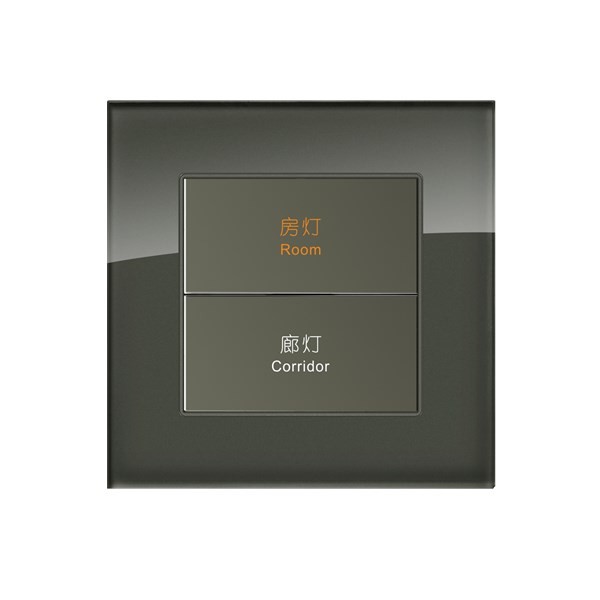 Buy Impact Resistant Tempered Glass Light Switch RS485 Protocol  12V DC at wholesale prices