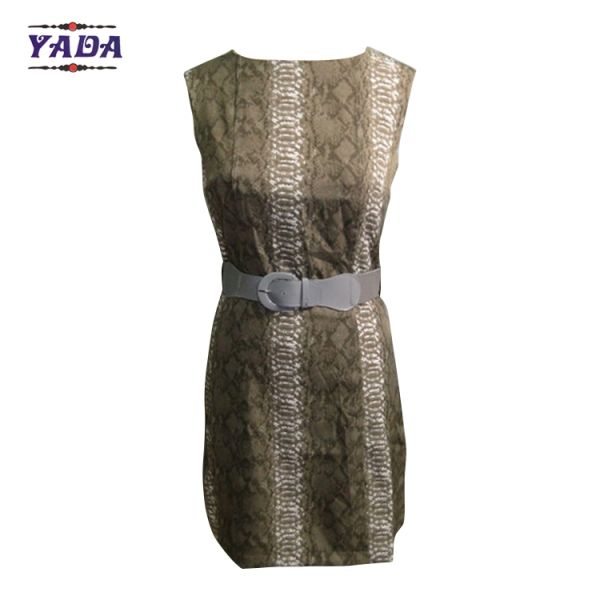 Casual print pattern summer one piece knee-length women women t shirt dress ladies designer office dresses in cheap price