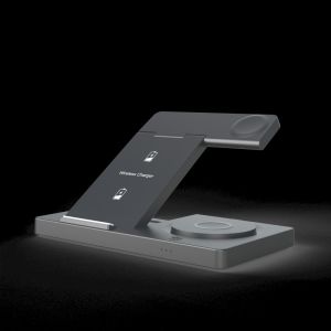 Night Light 3W Foldable Wireless Charging Station with Custom Logo