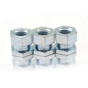 Anodized Hexagonal Head Nut M8 M12 M16 M20 Zinc Plated Nut Blue White
