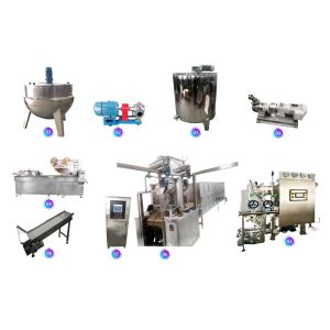 150Kg/H 300Kg/H 600Kg/H Automatic Servo Drivng PLC Control Hard Candy Production