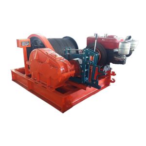 Mining / Construction Use Electric Winch , Cable Pulling Electric Drum Winch