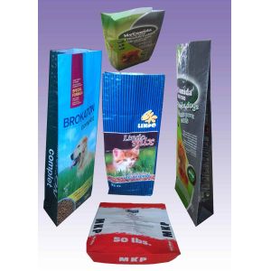 Quality 25Kg Bopp Laminated Woven Packing Bags For Rice / Feed / Seeds / Grain for sale