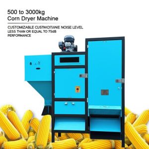 China 500 to 3000kg Corn Dryer Machine Customizable Noise Level less than or equal to 75dB Perfect for Corn Drying Performance on sale