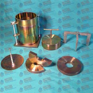 Steel CBR Mould And Accessories EN 13286-47 Soil Testing Kit