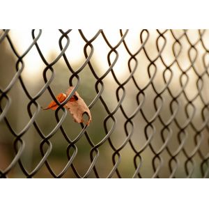 Uniform Mesh Hole 3mm Green Chain Link Fence