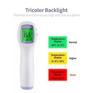 China Baby Adult IR Forehead LCD Infrared Thermometer on sale