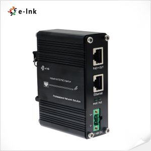 China Industrial 95W PoE++ Injector 802.3bt 5G Ethernet 12-48V DC Input DIN Rail Mount on sale