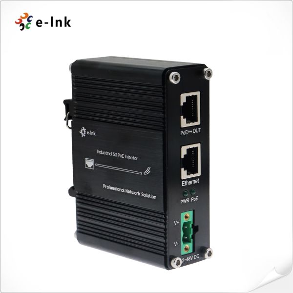 Buy 12~48V DC Power Input Industrial 5G 60W PoE Injector at wholesale prices