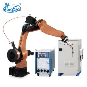 HWASHI 6 Axis Industrial Welding Robot , Professional High Efficiency Industrial
