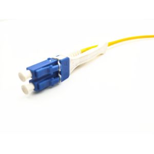 Single Mode Duplex Fiber Optical Patch Cord LC Switchable Uniboot Customized