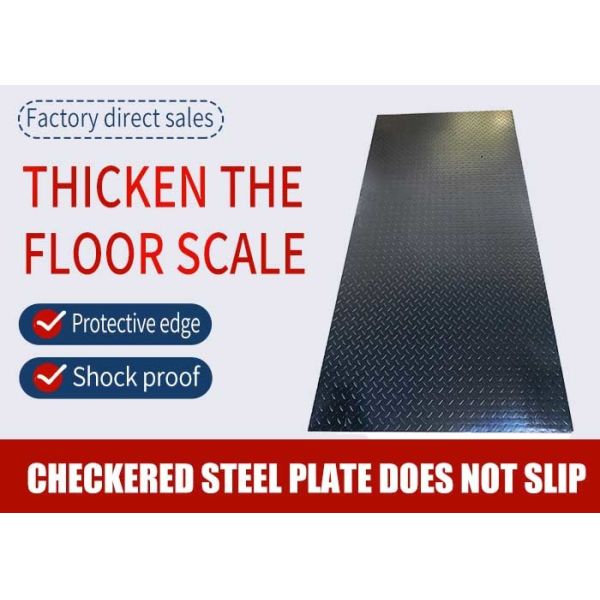 Buy Industrial Carbon Steel Heavy Duty Floor Scales 5 Ton 1.5*1.2m at wholesale prices
